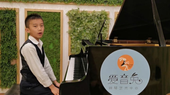 中国音乐学院新版考级7级 海顿的练习曲 体验浪漫主义开端，与肖邦同时期 演奏者：巫佳铠 10岁