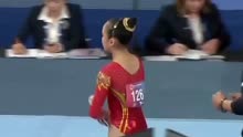 杨伊琳顶住压力，代表中国双杠碾压全场，这就是中国体操的实力