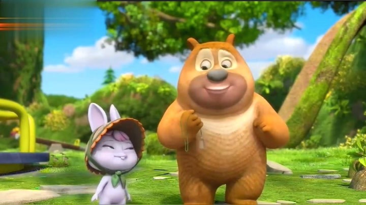 熊熊乐园第三季：熊二和小月亮吉吉王子一起找幸运草！