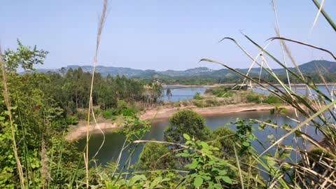 四川仁壽黑龍灘水庫國家4a級景區可旅遊可釣魚