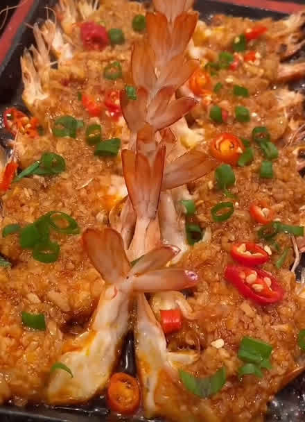 铁板虾 蒜茸图片