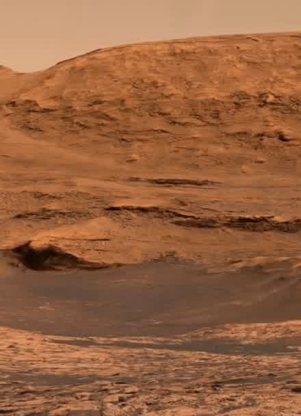 毅力号火星车传回的首组火星地表高清画面,一望无际的荒漠!