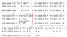 [图]流行歌曲《错位时空》数字简谱歌谱