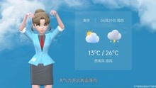 南京市2021年4月29日天气预报