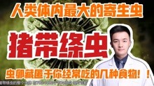 [图]【医学科普】人类体内最大的寄生虫一一猪带绦虫！医生告诉你，虫卵就在藏你常吃的几样食物中！