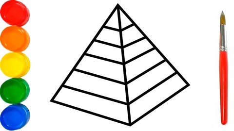 三角形物体 简笔图片