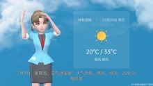 呼和浩特市2021年7月8日天气预报