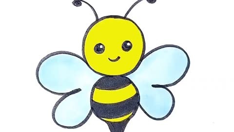 用数字画小蜜蜂