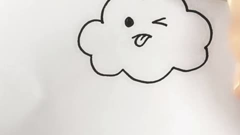 简单的白云画法