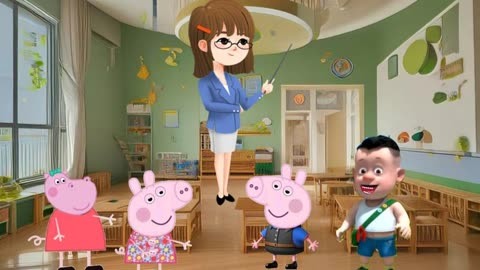 小猪佩奇与光头强儿童动画片