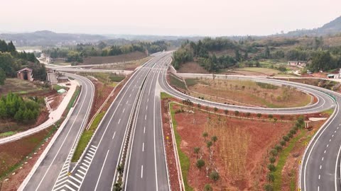 南充龙门新公路图片